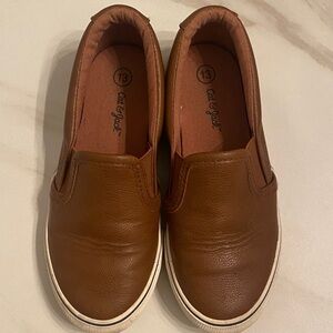 Cat & Jack Brown Slip-On Kids Sneakers - sz.13